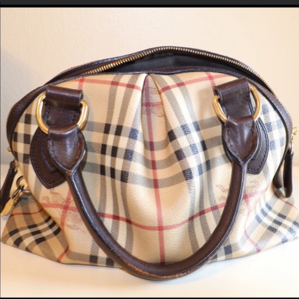 Burberry Haymarket authentic bag